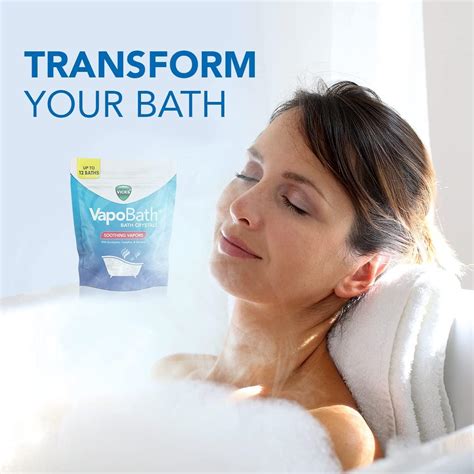 Vicks VapoBath Crystals - Soothing Aromatherapy Bath Salts with ...
