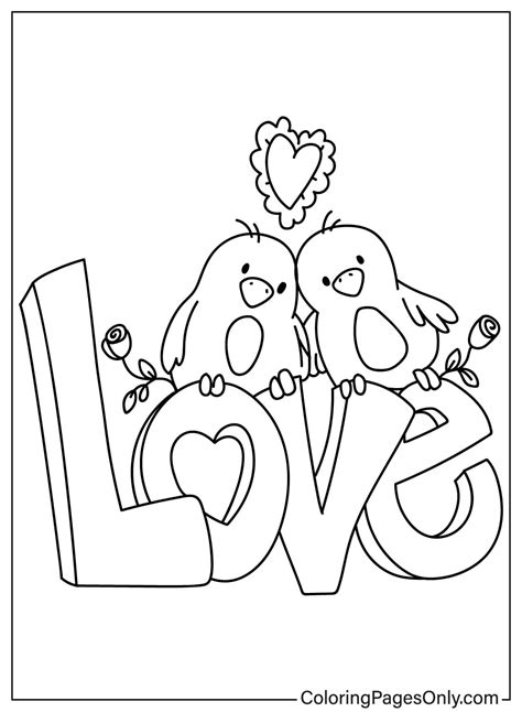 Coloring Pages Love