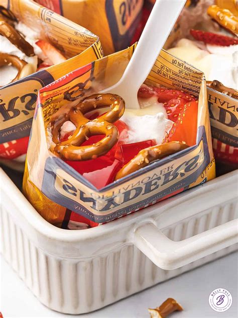 Walking Strawberry Pretzel Salad - Belly Full