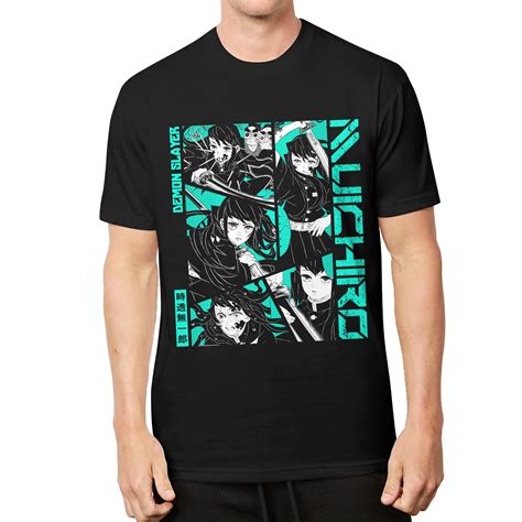 Buy Mist Hashira Muichiro Tokito Manga Panels T-Shirt Demon Anime Manga ...