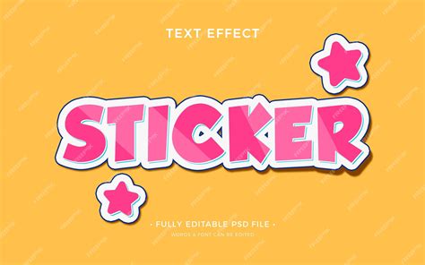 Image result for Sticker Text Effect