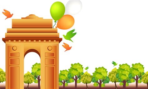 Tiranga Color Indian Gate Best HD PNG Image Photos | PNG Images - Free ...