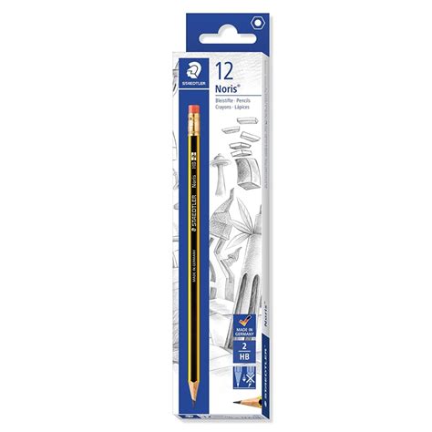 Staedtler Noris 2HB Pencils Pack Of 12 - SCOOBOO - Staedtler