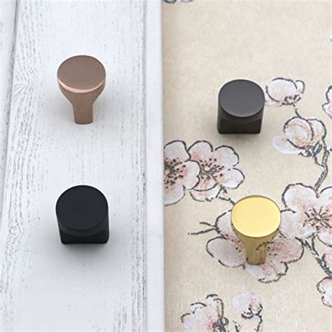PVD Round Pink Rosegold Knobs Unique Cabinet Pulls, Beautiful Drawer K ...