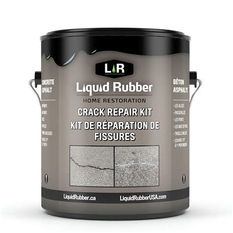 Buy Liquid Rubber Concrete and Asphalt Crack Repair Kit, 1 Gallon ...