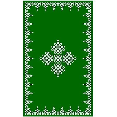 Buy Daedal crafters - Velvet Cloth Kolam Back Drops for All Festivals ...