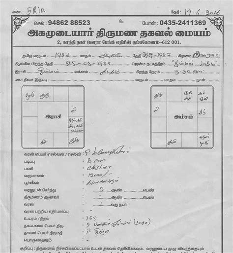 Agamudaiyar Thirumana Thagaval Maiyam