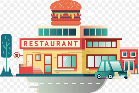 Clip Art Restaurant Vector Graphics Illustration Building, PNG ...