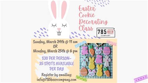 SOLD OUT- Easter Cookie Decorating Class at 785 Beer Company, 301 SE ...