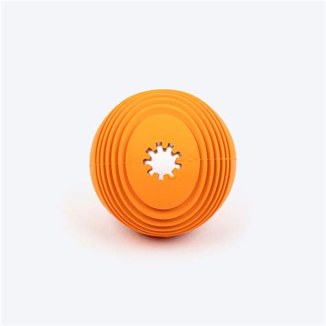 Buy TLC Spiral Textured Ball Chew Toy for Dogs - Orange – Heads Up For ...
