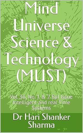 Mind Universe Science & Technology (MUST): Vol. 36, No. 1 & 2 Spl Issue ...