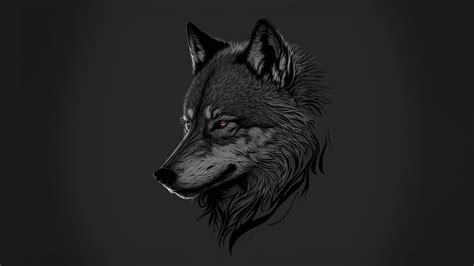Cabeza de lobo Fondo de pantalla 4k HD ID:11448
