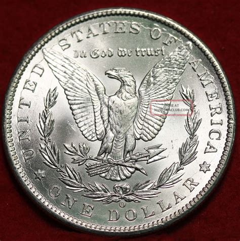 Uncirculated 1899 - O Silver Morgan Dollar S/h