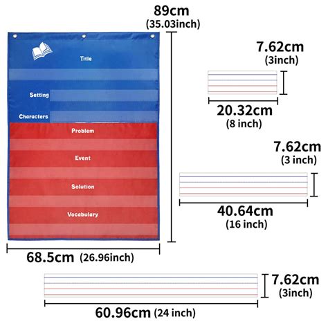 ⚡️Buy Maxbell Multipurpose Schedule Pocket Chart Teaching Chart for ...