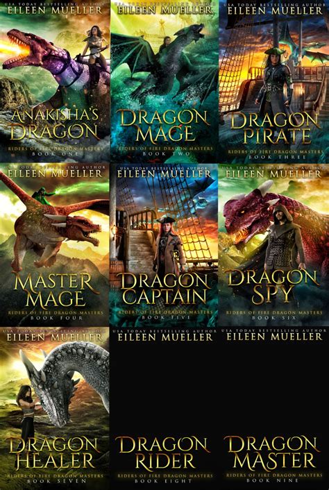 Riders of Fire Dragon Masters - series expanded to 9 books - Eileen Mueller