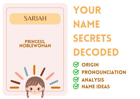Sariah - Islamic Girl Name Meaning and Pronunciation