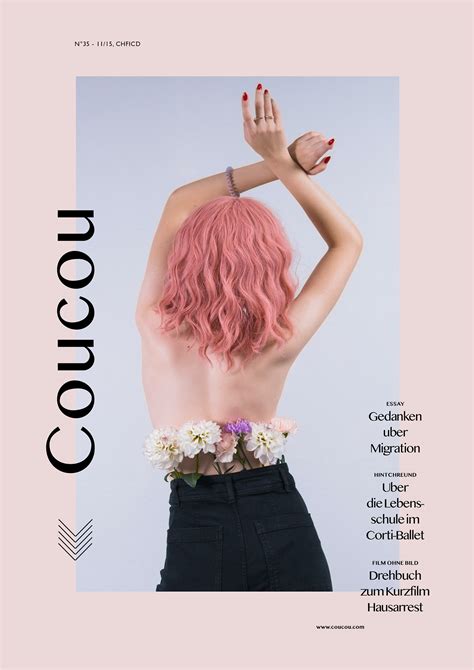 Magazine Cover Layout on Behance