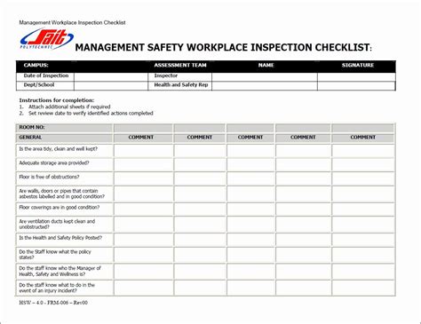 Image result for Building Security Checklist Template