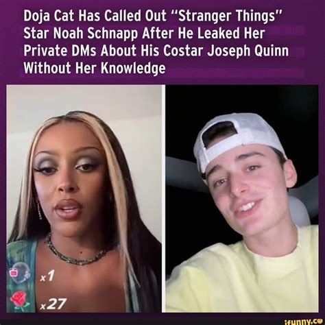 Doja Cat Has Called Out "Stranger Things" Star Noah Schnapp After He ...