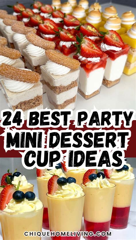 8 Mini dessert cups ideas in 2025 | mini dessert cups, dessert cups recipes, dessert cups