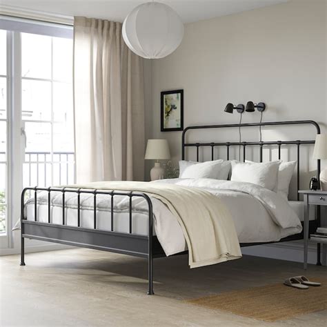 STJÄRNÖ bed frame, anthracite, 180x200 cm (707/8x783/4") - IKEA