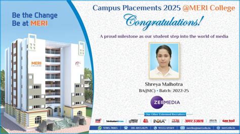 Internship & Placement - Journalism & Mass Communication