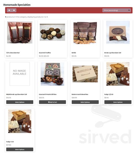 Deborah Ann's Sweet Shoppe menu in Ridgefield, Connecticut, USA