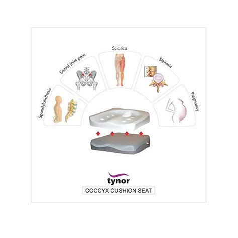 Tynor Coccyx Seat Cushion H-13 Universal - Cureka