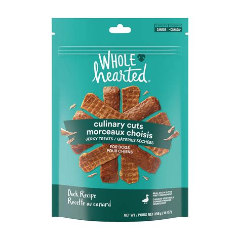 WholeHearted Culinary Cuts Duck Jerky Dog Treats, Assorted Sizes ...