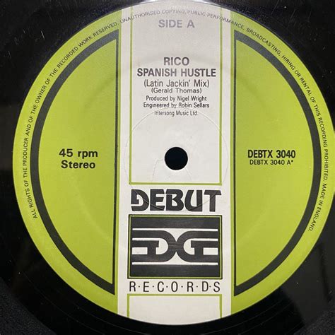 RICO SPANISH HUSTLE / MAYDAY 45rpm - メルカリ