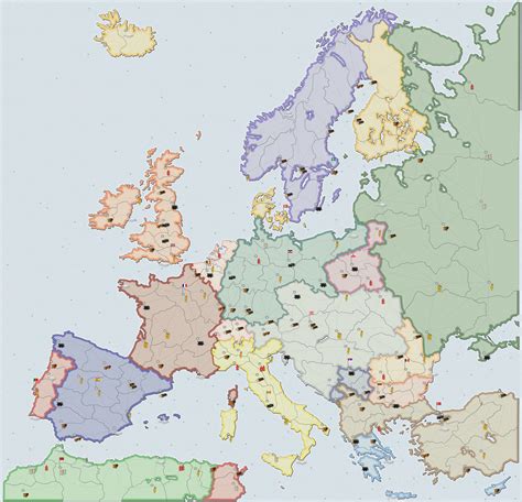 Map Of Europe Pre 1914