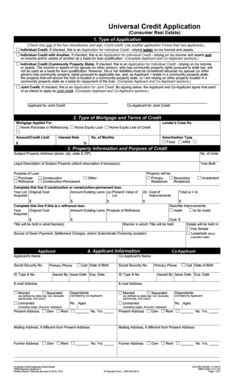 Universal Credit Application Form Example - Fill Online, Printable ...