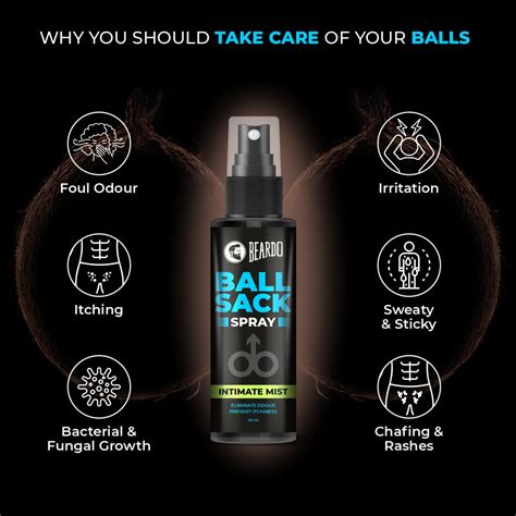 Ball Sack Spray - For Fresh & Dry Balls – Beardo India