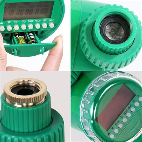 Watering Tool Automatic Home Garden Irrigation Drip Timer Pipe Splitte ...