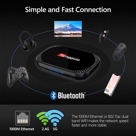 Buy Tanggula X5 Android TV Box, 4GB+128GB Android 11.0 Streaming Media ...