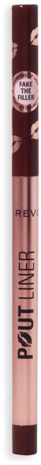 Makeup Revolution Pout Plumping Lip Liner Deepest Mauve | lyko.com