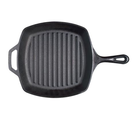 Amazon.com: Lodge L8SGP3 Cast Iron Square Grill Pan, Pre-Seasoned, 10.5 ...