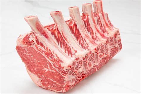 Dry-Aged USDA Prime Beef Black Angus Standing Rib Roast, Frenched – PAT ...