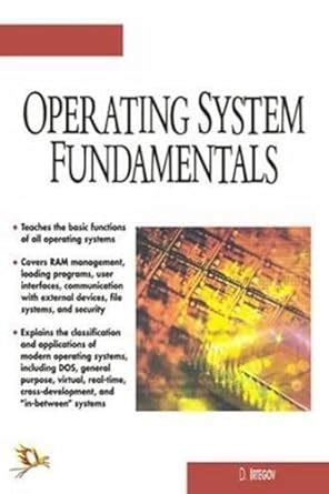 Buy OPERATING SYSTEM FUNDAMENTALS Book Online at Low Prices in India ...