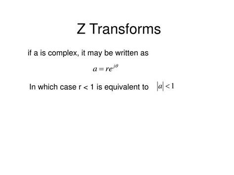 Image result for Z-Transforms Recurrence Formula