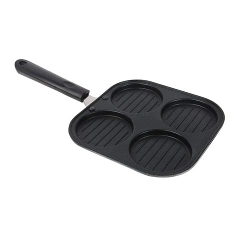 Buy ASHOKA Non Stick Mini Uttapam Pan Aluminum 4-Cup Egg Cooker Pan ...