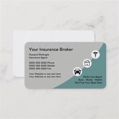 Image result for Insurance Agent Cards
