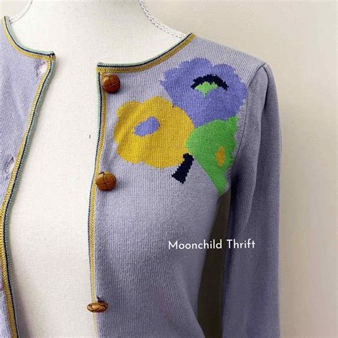 Extremely Rare Y2K Purple Floral Cardigan Alt. ASO | Ubuy India
