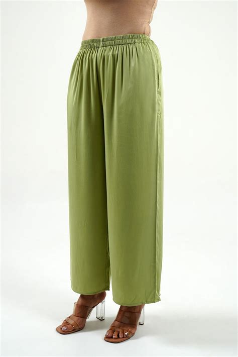 Green Modal Satin Shirt Set – Cyan India