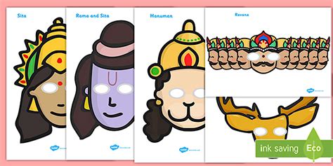 Dussehra Role Play Masks