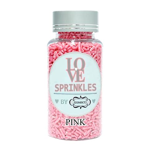 Confect Pink Vermicelli Sprinkles 90 Gms – Confect - The Sugar Paste ...