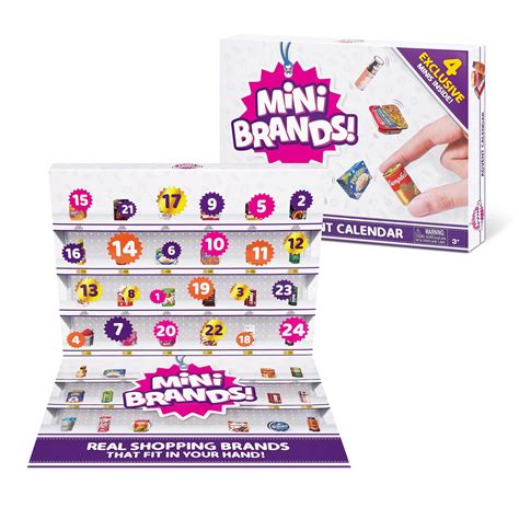 Amazon.com: Mini Brands Advent Calendar by ZURU Mini Brands Limited ...
