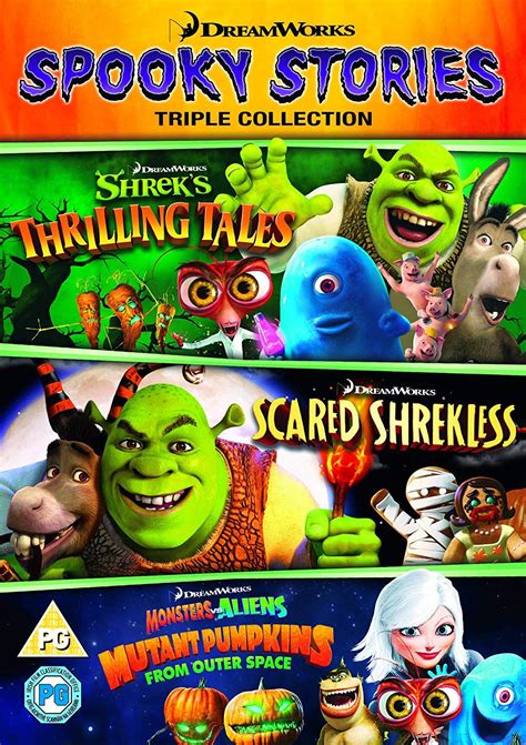 Dreamworks Spooky Stories Collection Scared Shrekless Shreks Thrilling ...