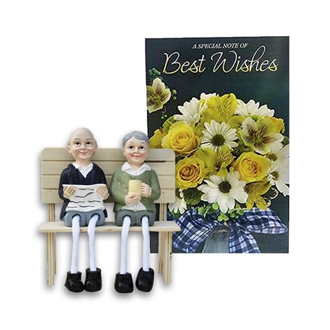 Order Decorative Couple Showpiece With Best Wishes Card | Up to 40 % off