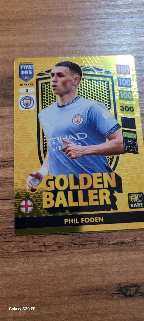 Panini adrenalin xl tm golden baller Phil foden | Türkiye'deki İkinci ...